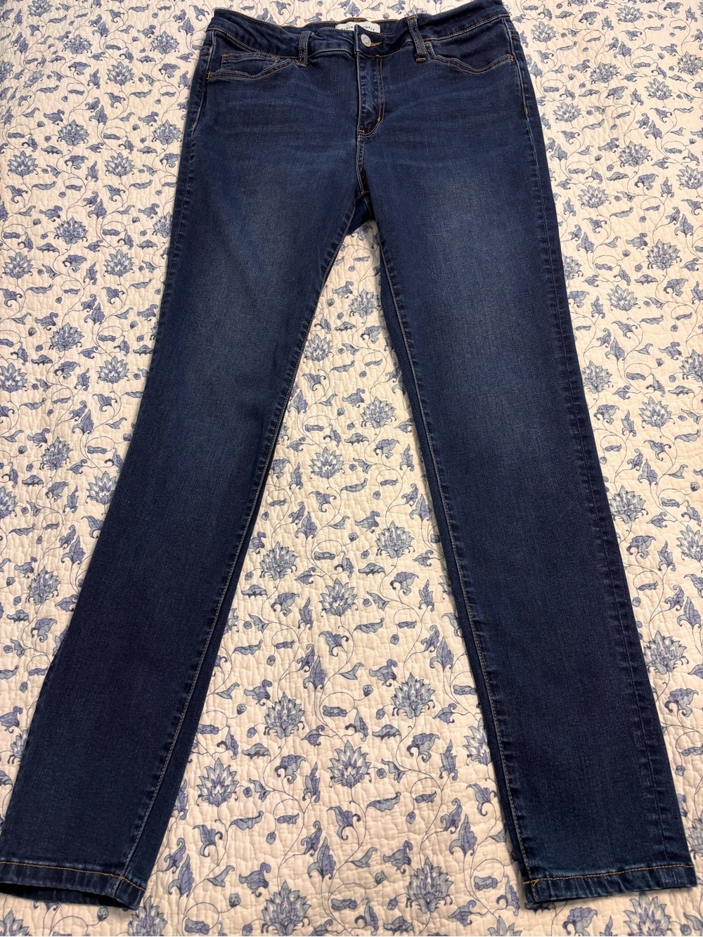 Flying Monkey womens size 31 stretch denim blue jeans skinny